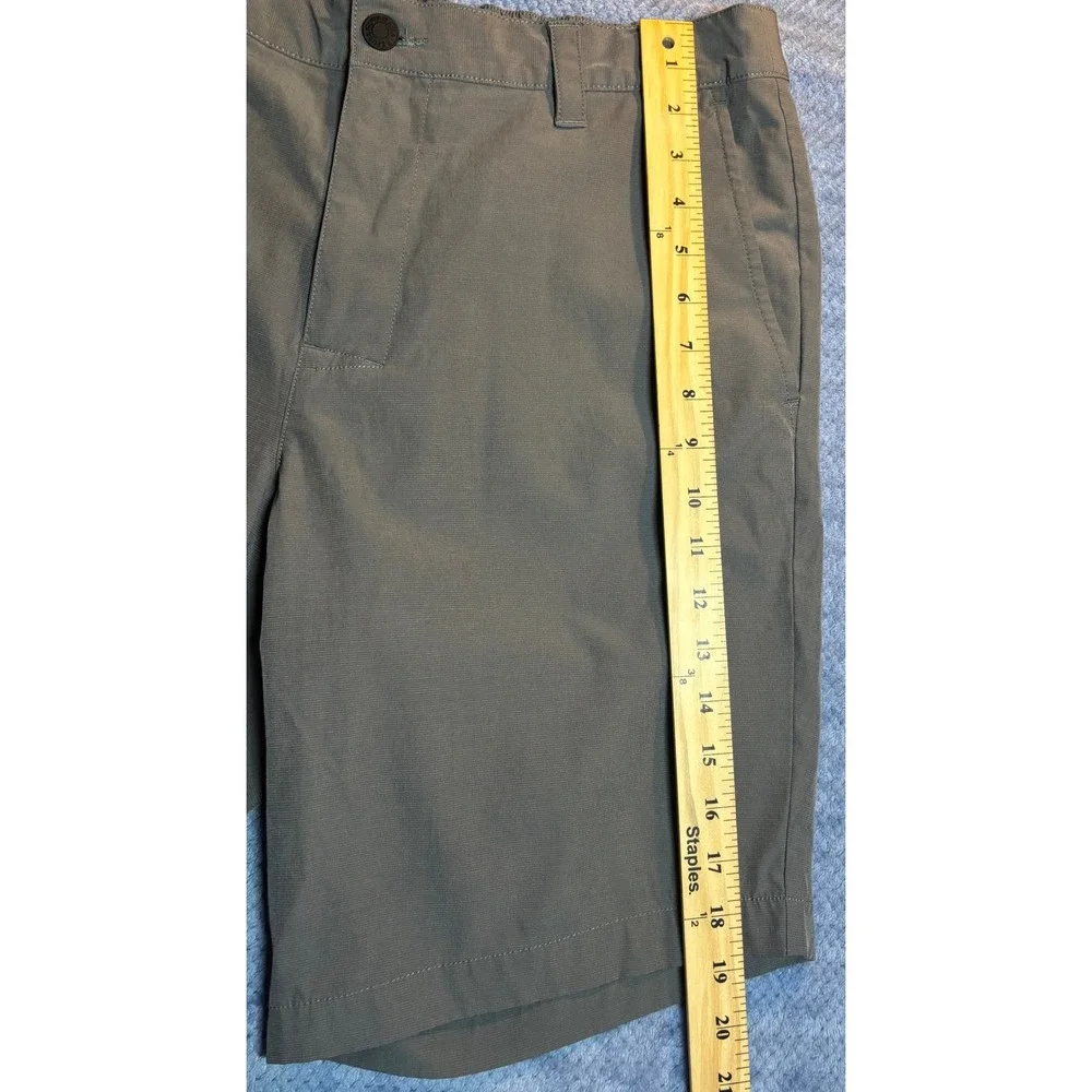 Banana Republic Hybrid Shorts Mens Gray Excellent Stretch Ripstop 34
